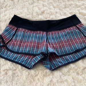 Lululemon Rad plaid wish blue. Size 4.
